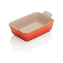 Stoneware Rectangular Dish 19cm - Volcanic