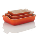 Stoneware Rectangular Dish 19cm - Volcanic