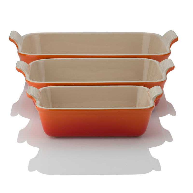 Stoneware Rectangular Dish 19cm - Volcanic