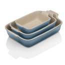 Stoneware Rectangular Dish 19cm - Deep Teal
