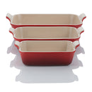 Stoneware Rectangular Dish 32cm - Cerise