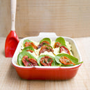 Stoneware Rectangular Dish 32cm - Cerise