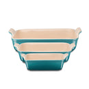 Stoneware Rectangular Dish 32cm - Teal