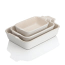 Stoneware Rectangular Dish 26cm - Cotton