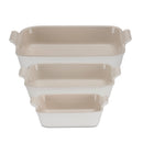 Stoneware Rectangular Dish 32cm - Cotton