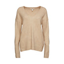 V-Neck Jumper - Sand