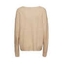 V-Neck Jumper - Sand