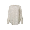 Crepe Print Blouse - White