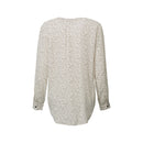Crepe Print Blouse - White