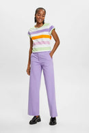 Slub Stripe T-Shirt - White