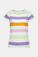 Slub Stripe T-Shirt - White