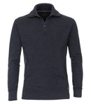 Patterned Troyer Jumper - Blue