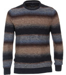 Patterned Crew Neck Jumper - New Milkie