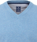 V Neck Jumper - Blue 120