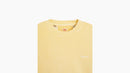 Red Tab Round Neck Sweater - Natural Dye Yellow