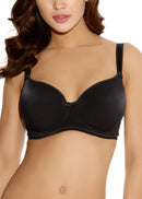Idol Mould Balcony Bra - Black