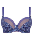 Jasmine Meadow Under-wired Plunge Bra - Denim