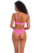 Fatale Underwire Moulded Plunge Bra - Candy Blossom