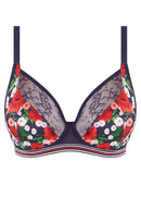 Wild Under-Wired Plunge Bra - Midnight