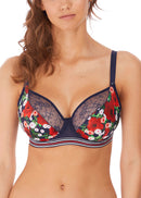 Wild Under-Wired Plunge Bra - Midnight