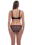 Wild Under-wired Mould Plunge Bra - Zebra