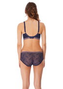 Wild Underwire Demi Plunge Mould Bra - Midnight Poppy