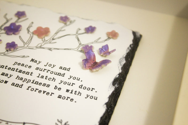 Slatecraft Frame - Joy & Peace