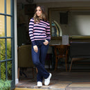 Asta Stripe Jumper - Blue/brown