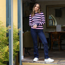 Asta Stripe Jumper - Blue/brown