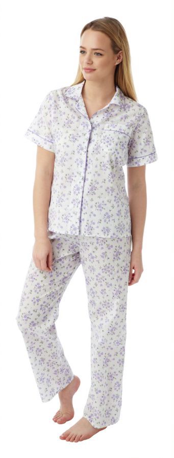 Floral Print Pyjama - Lilac
