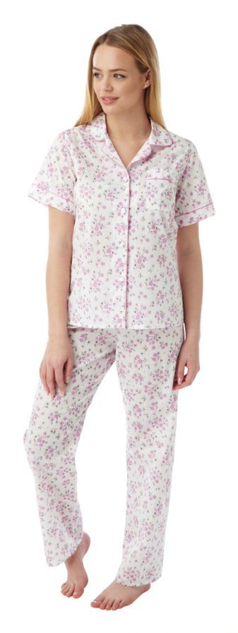 Floral Print Pyjama - Pink