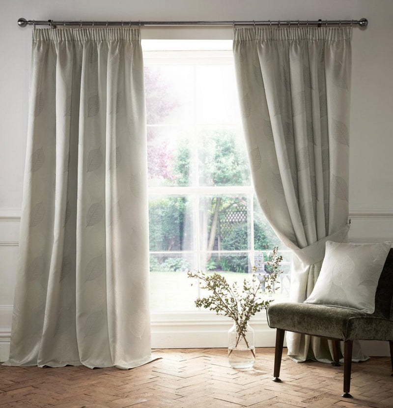 Ashwell Silver Readymade Curtains