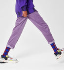 Business Business Sock - Blue/plum