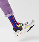 Business Business Sock - Blue/plum