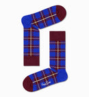 Business Business Sock - Blue/plum