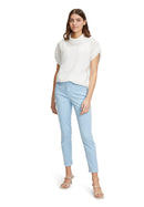 Turn Over Collar Overblouse - Off White