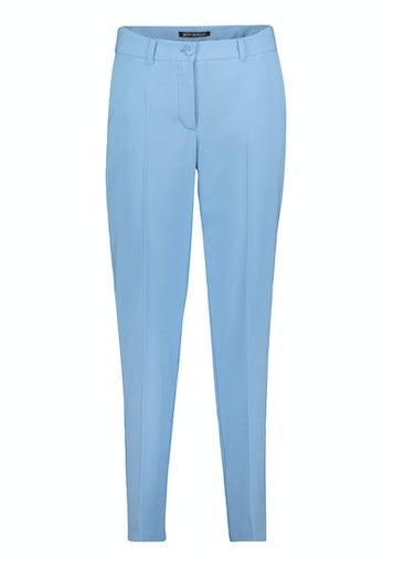 Regular Fit Plain Trousers - Dusk Blue