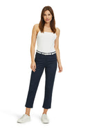 Slim Fit 7/8Length Trouser - Dark Sky