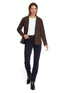 High Waist Trousers - Dark Blue Denim