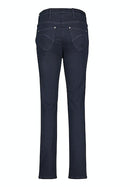 High Waist Trousers - Dark Blue Denim
