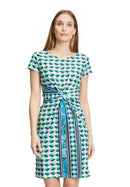 Dress - Dark Blue/Beige