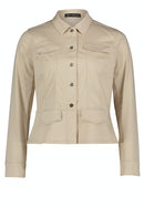 Flap Pockets Jacket - Pastel Sand