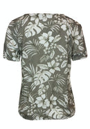 Jungle Mood All Over Print Blouse - Green