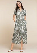 Jungle Mood Shirt Dress - Green