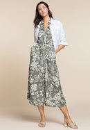 Jungle Mood Shirt Dress - Green