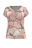 Moving On Up Print T-shirt - Beige