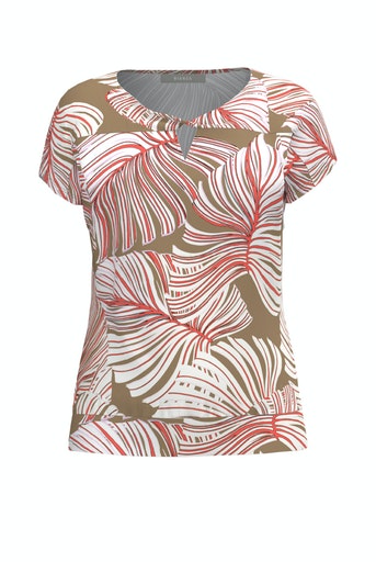 Moving On Up Print T-shirt - Beige