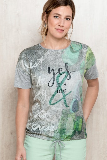 Ray Of Light Print T-shirt - Sterling