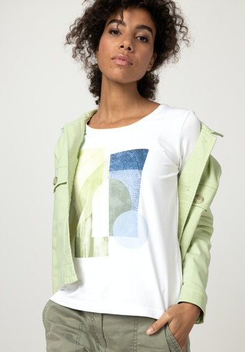 Never Look Back 3/4 Sleeve T-shirt - Ivory