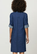 Never Look Back Dress - Denim